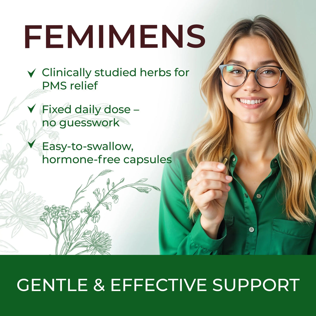 FEMIMENS – Women’s Wellness & Cycle Support Health Formula, 120 Caps - Ananta H&B