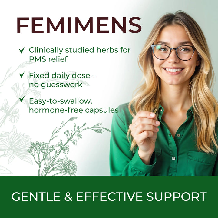 FEMIMENS – Women’s Wellness & Cycle Support Health Formula, 120 Caps - Ananta H&B