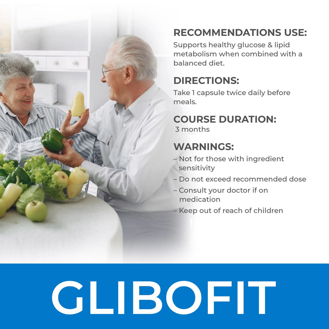 GLIBOFIT – Healthy Carb & Fat Metabolism Support, 90 Vegan Caps Ananta Medicare