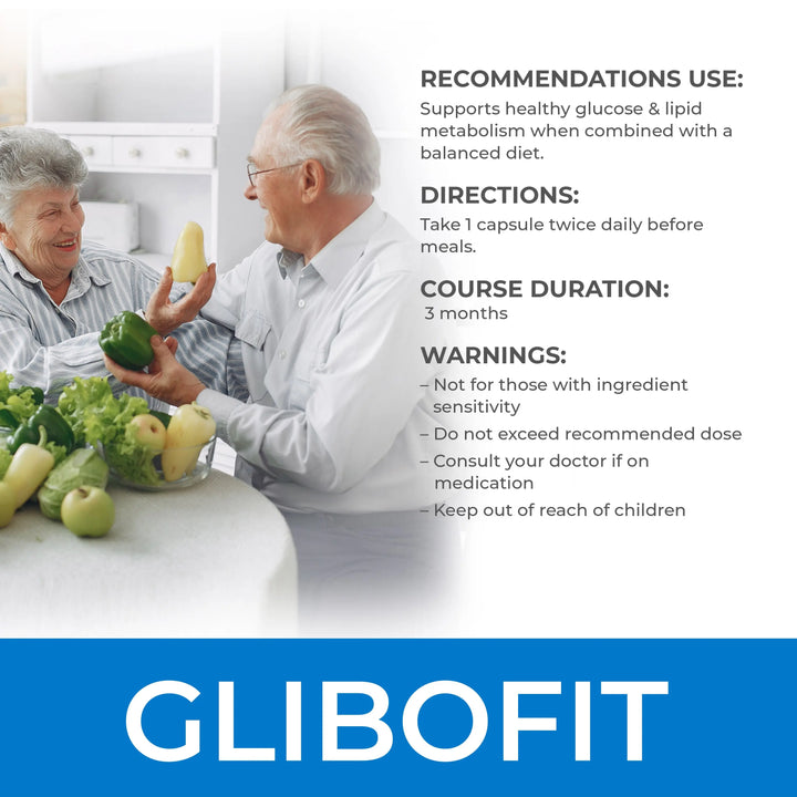 GLIBOFIT – Healthy Carb & Fat Metabolism Support, 90 Vegan Caps Ananta Medicare