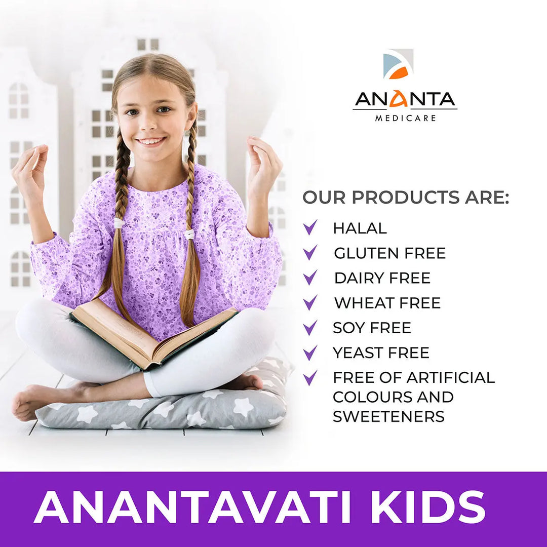 ANANTAVATI - Kids Hyperactivity of Kids, Memory Booster (200mL) - Ananta H&B