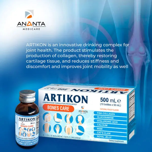 Artikon - Natural Joint Health Care Drinking Complex (10 Bottles x 50mL) - Ananta H&B